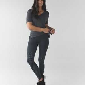 Lululemon Wunder Under Pant III *Full-On Luon Deep Dive Dip Slate Black Size 4